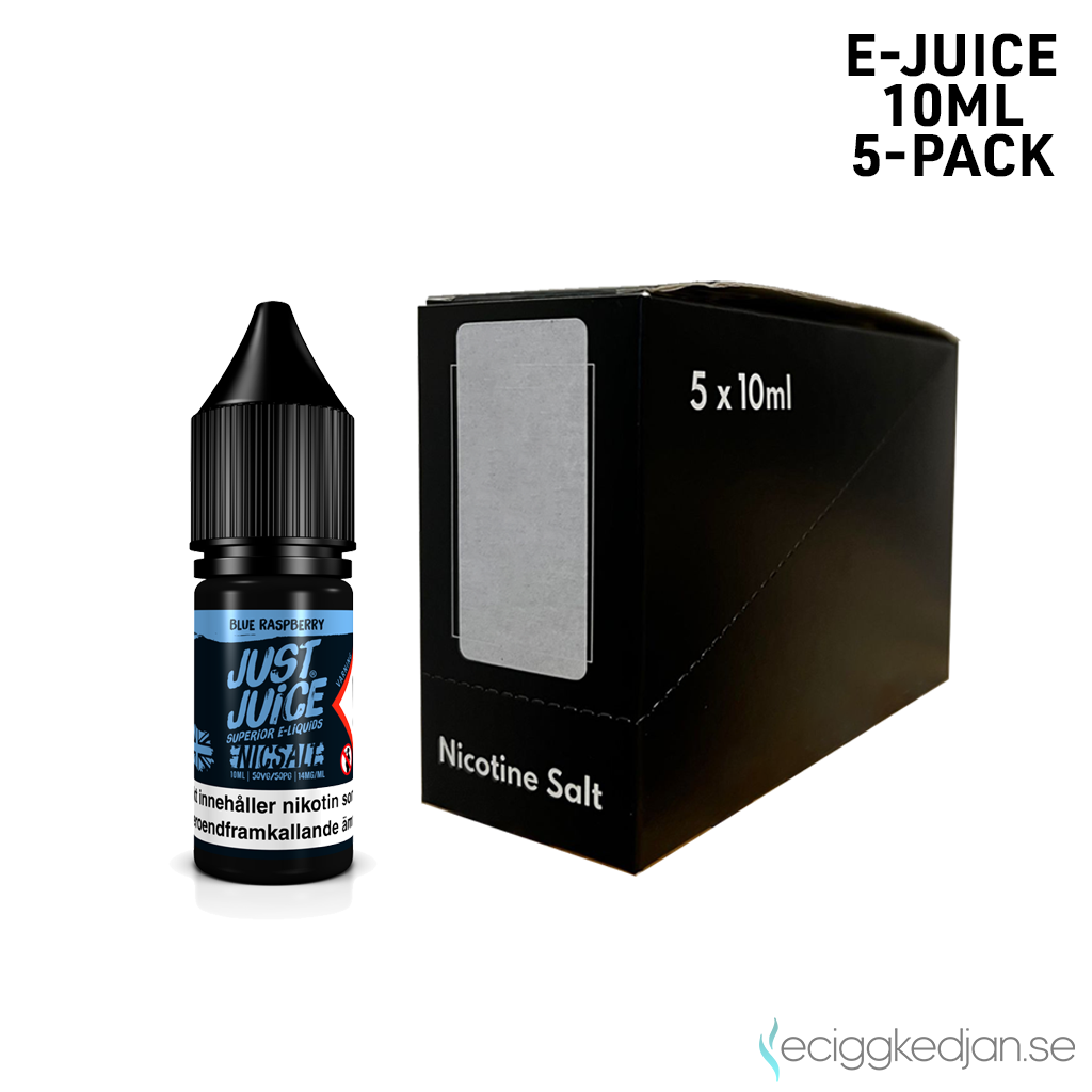 Just Juice | Blue Raspberry | 10ml E-Juice | 14mg Saltnikotin | 5pack