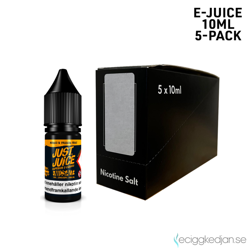 Just Juice | Mango & Passion Fruit 10ml E-Juice 14mg Saltnikotin 5pack