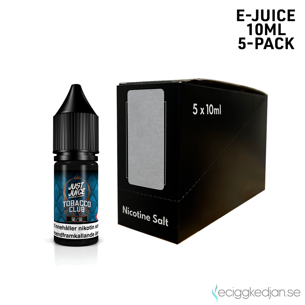 Just Juice | Sweet Cubano | Tobacco | 10ml E-Juice | 14mg Saltnikotin | 5pack