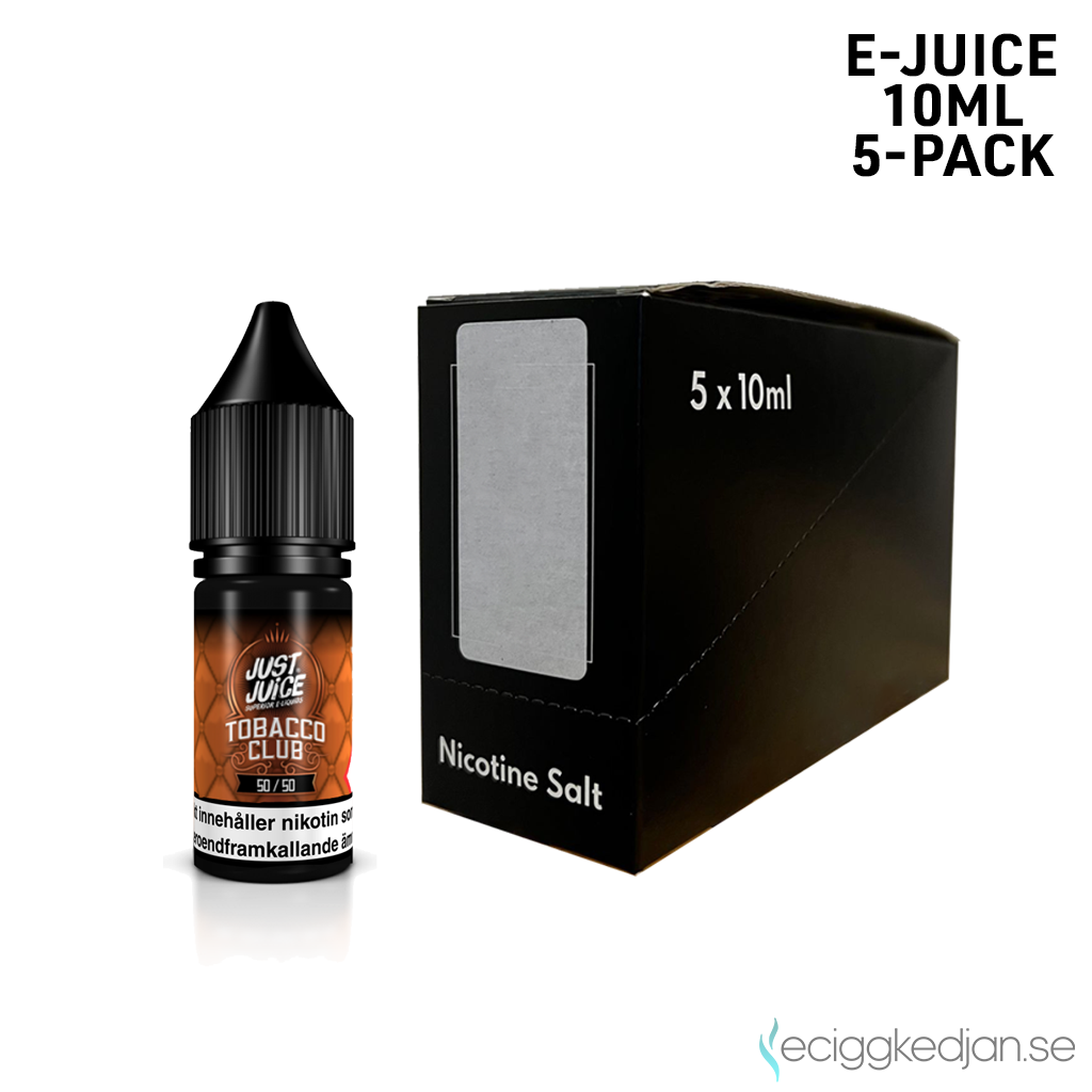 Just Juice | Vanilla Toffee | Tobacco | 10ml E-Juice | 14mg Saltnikotin | 5pack