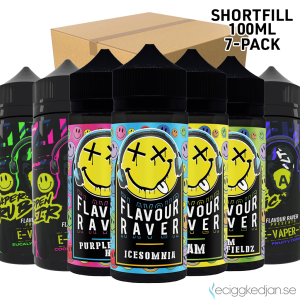 Flavour Raver | Komplett Pack | 7st*Shortfill 100ml