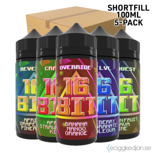 16 Bit  | Komplett Pack | 5st*Shortfill 100ml
