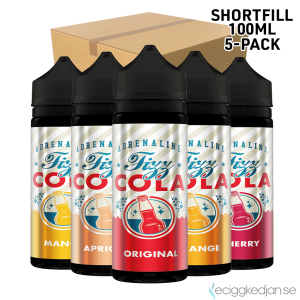 Adrenaline Fizzy Cola | Komplett Pack | 5st*Shortfill 100ml