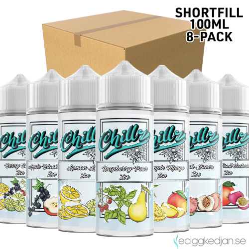 Chillz | Komplett Pack | 8st*Shortfill 100ml