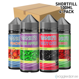 Danios | Komplett Pack | 4st*Shortfill 100ml