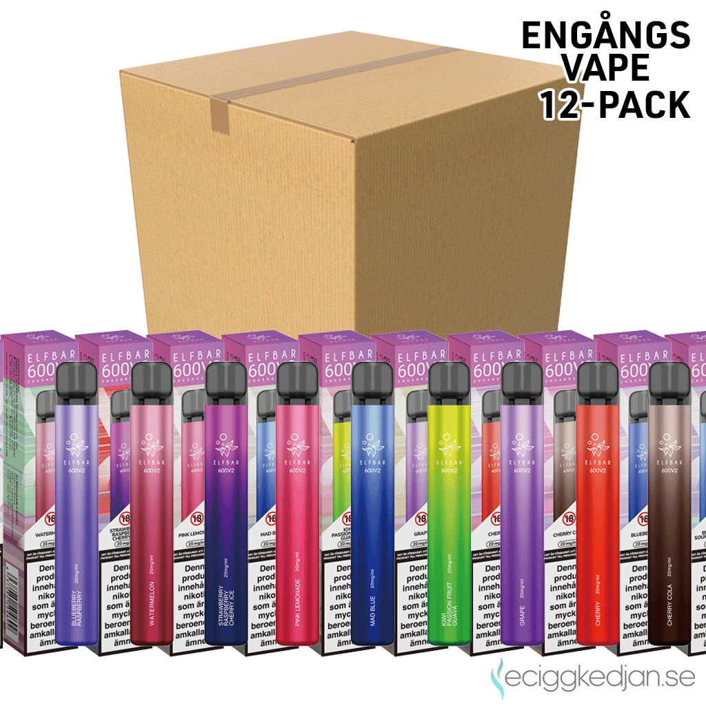 Elfbar V2 Mesh | Komplett Pack | 12*1