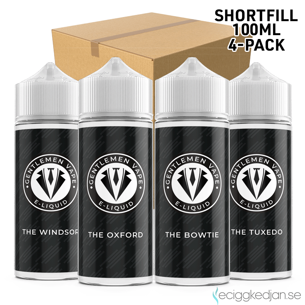 Gentlemen Vape | Komplett Pack | 4st*Shortfill 100ml