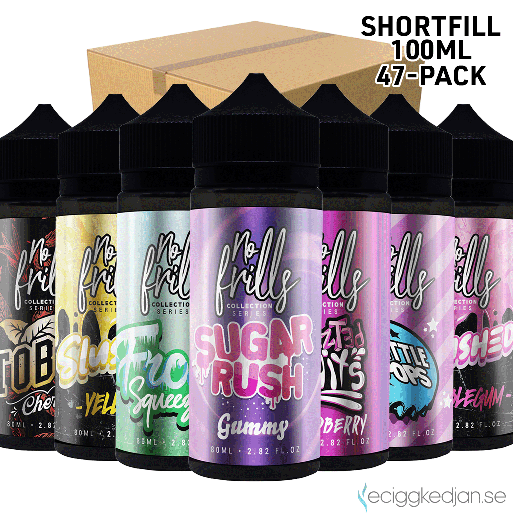 No Frills | Komplett Pack | 47st*Shortfill 100ml