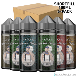 Wanted Liquid  | Komplett Pack | 6st*Shortfill 100ml