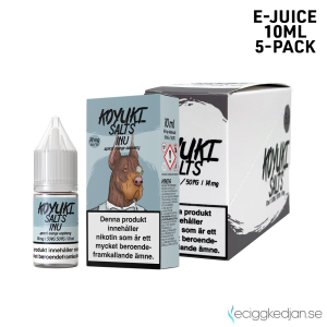 Koyuki Salts Syndicate| Inu | 10ml E-Juice | 14mg Saltnikotin | 5pack