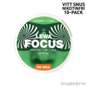 Lewa FOCUS | Cucumber Mint | Nikotinfritt Snus | 10pack