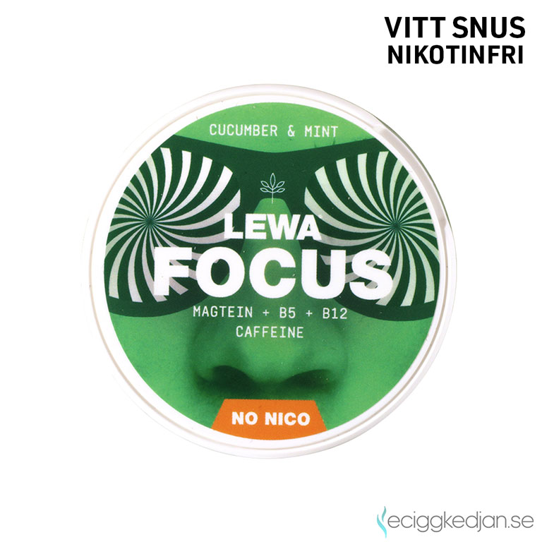 Lewa FOCUS | Cucumber Mint | Nikotinfritt Snus