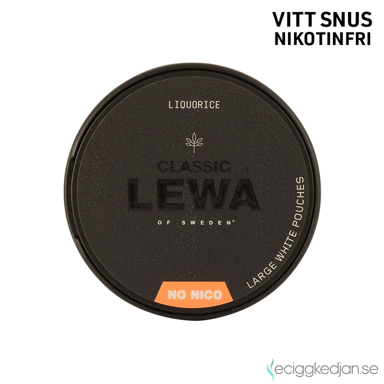 Lewa CLASSIC | Liqourice | Nikotinfritt Snus