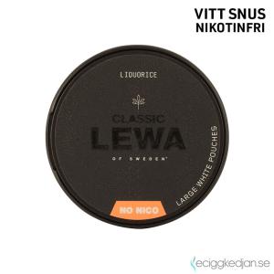 Lewa CLASSIC | Liqourice | Nikotinfritt Snus
