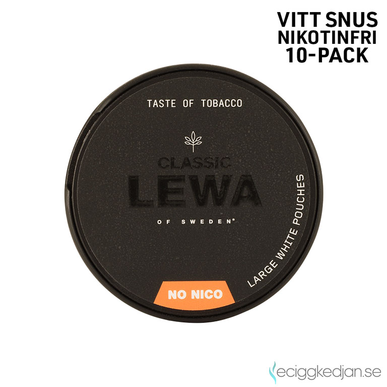 Lewa CLASSIC | Taste of Tobacco | Nikotinfritt Snus | 10pack