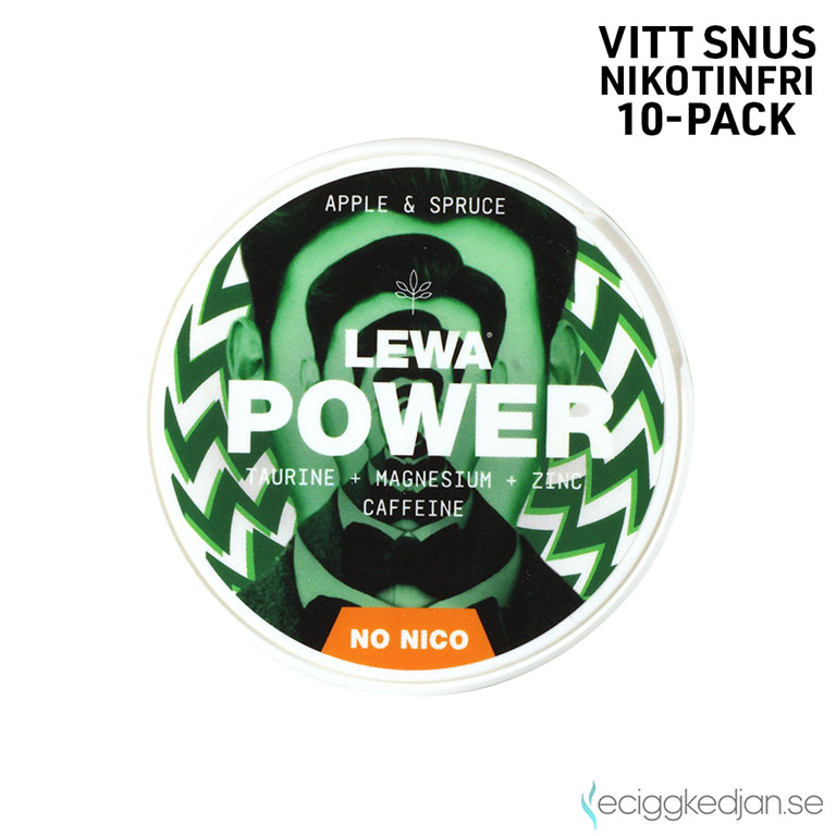 Lewa POWER | Apple Spruce | Nikotinfritt Snus | 10pack
