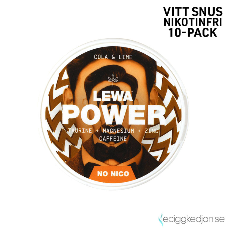 Lewa POWER | Cola Lime | Nikotinfritt Snus | 10pack