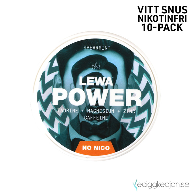 Lewa POWER | Spearmint | Nikotinfritt Snus | 10pack