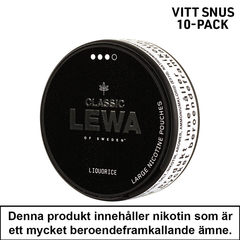 Lewa | Liquorice | Nicotine | 10pack