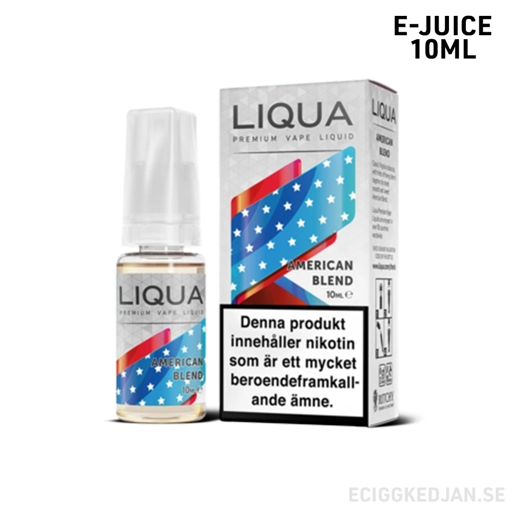 Liqua | American Blend | 10ml E-Juice | 0mg Nikotinfri