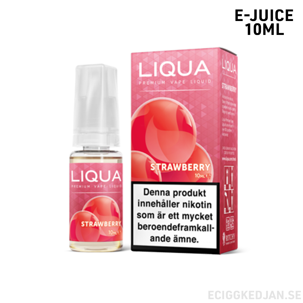 Liqua | Strawberry | 10ml E-Juice | 0mg Nikotinfri