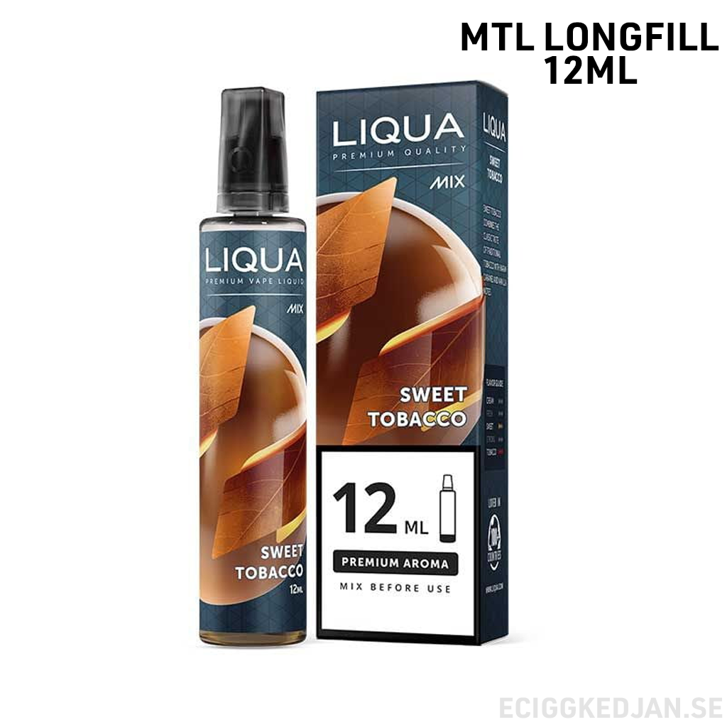Liqua | Sweet Tobacco | MTL | 12ml LONG FILL