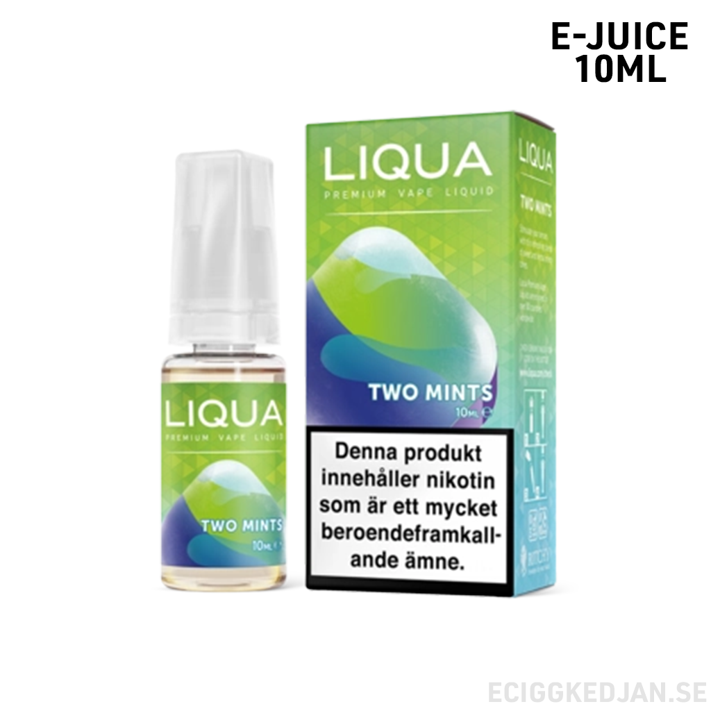Liqua | Two Mints | 10ml E-Juice | 0mg Nikotinfri