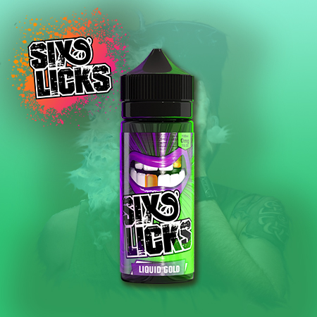 Six Licks | Liquid Gold | 100ml Shortfill