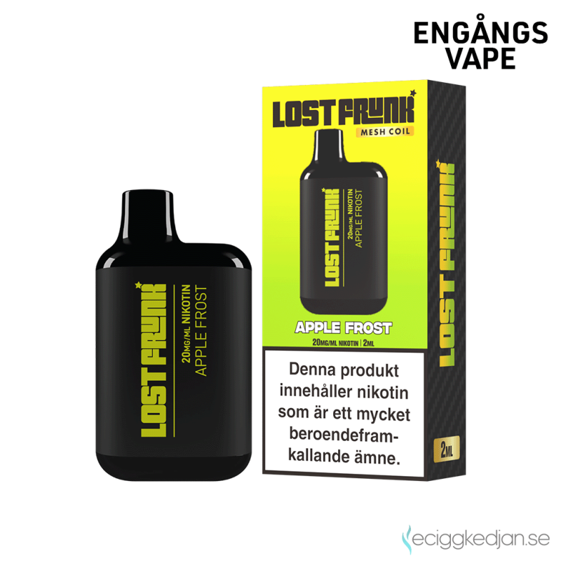 Lost Frunk Mesh | Apple Frost Engångs Vape 20mg