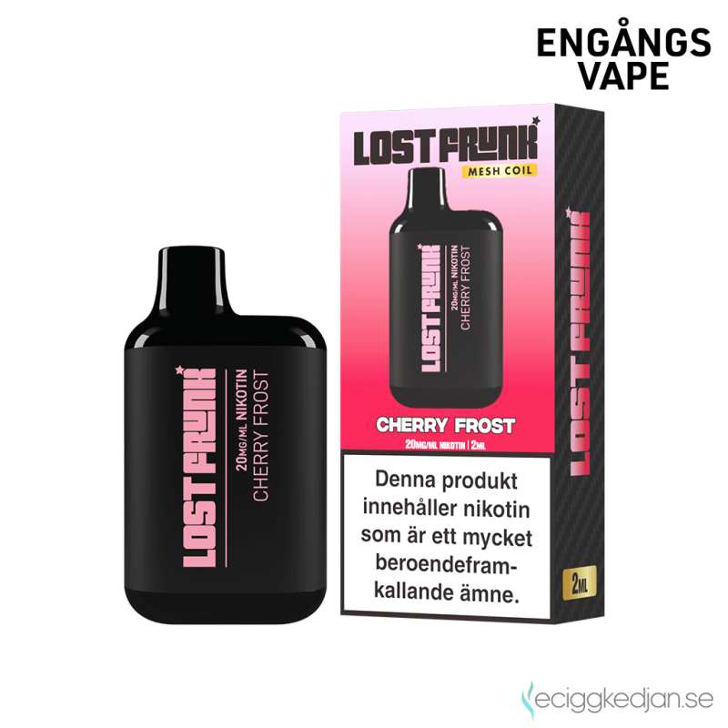 Lost Frunk Mesh | Cherry Frost Engångs Vape 20mg