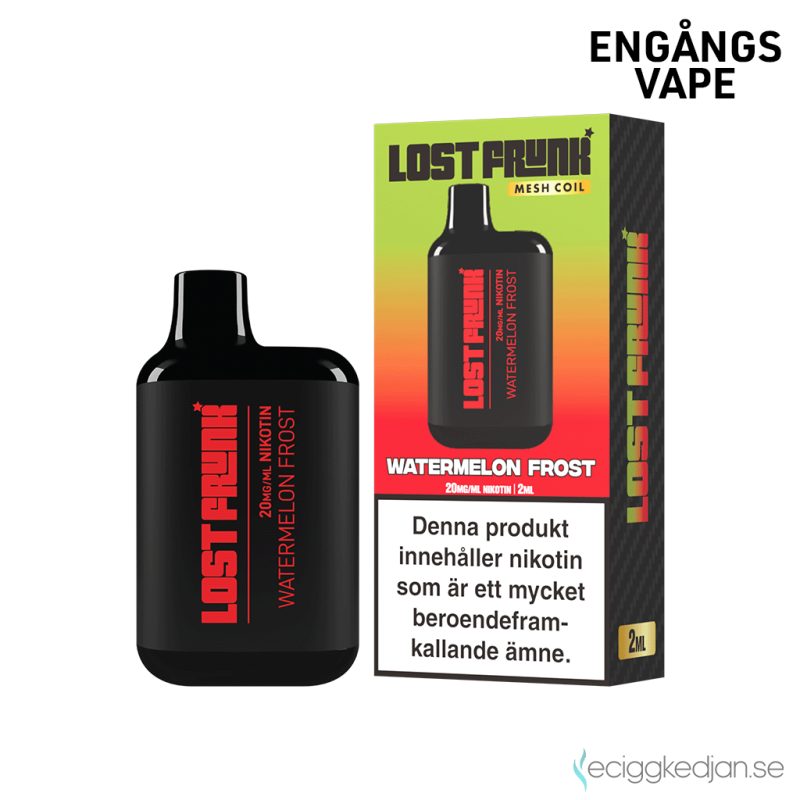 Lost Frunk Mesh | Watermelon Frost Engångs Vape 20mg