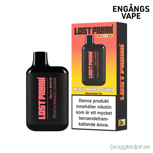 Lost Frunk Mesh | Peach Mango Guava | Engångs Vape | 20mg
