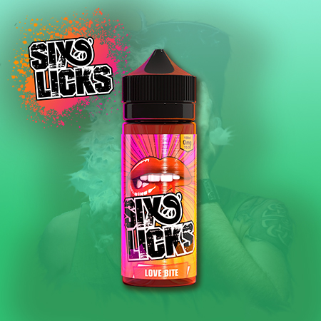 Six Licks | Love Bite | 100ml Shortfill