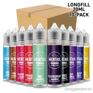 Menthol Mania | Komplett Pack | 10st*Longfill 20ml