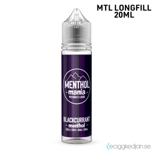 Menthol Mania | Blackcurrant Menthol | MTL | 20ml Longfill