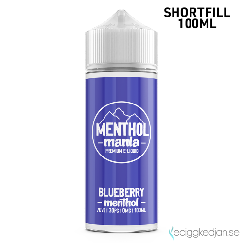 Menthol Mania | Blueberry Menthol |100ml Shortfill