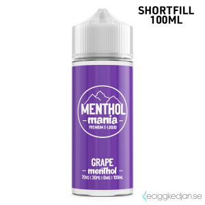 Menthol Mania | Grape Menthol |100ml Shortfill