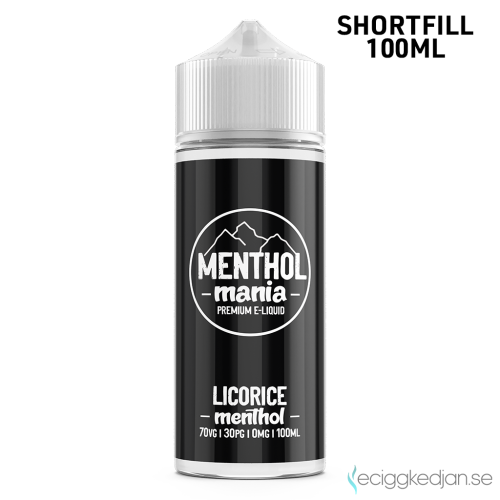 Menthol Mania | Licorice Menthol |100ml Shortfill