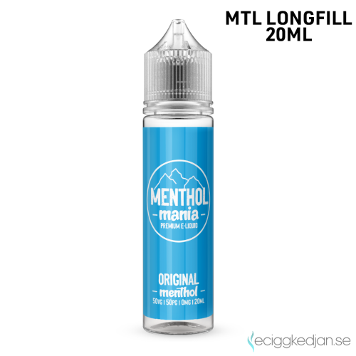 Menthol Mania | Original Menthol | MTL | 20ml Longfill