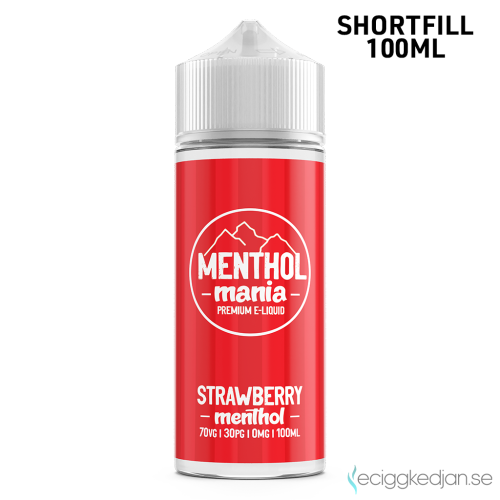 Menthol Mania | Strawberry Menthol |100ml Shortfill