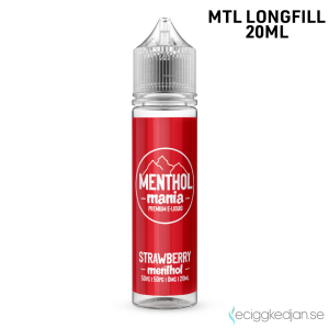 Menthol Mania | Strawberry Menthol | MTL | 20ml Longfill