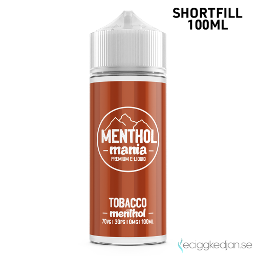 Menthol Mania | Tobacco Menthol |100ml Shortfill