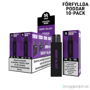 Pod Click Mesh | N One Crystal | Berry Blast | Förfylld 14mg Pod | 10pack