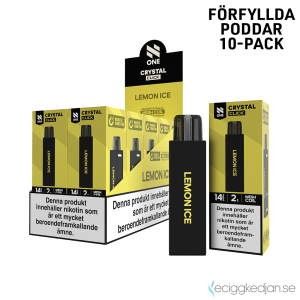 Pod Click Mesh | N One Crystal | Lemon Ice | Förfylld 14mg Pod | 10pack
