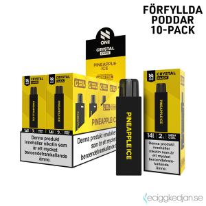 Pod Click Mesh | N One Crystal | Pineapple Ice | Förfylld 14mg Pod | 10pack