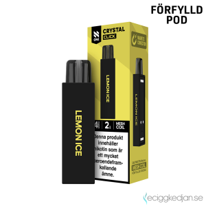 Pod Click Mesh | N One Crystal | Lemon Ice | Förfylld 14mg Pod