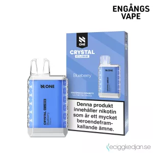 N One Crystal Cube | Blueberry | Engångs Vape | 20mg