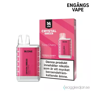 N One Crystal Cube | Fizzy Cherry | Engångs Vape | 20mg