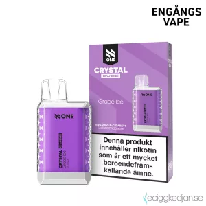 N One Crystal Cube | Grape Ice | Engångs Vape | 20mg