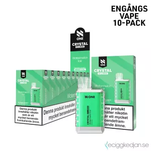 N One Crystal Cube | Watermelon Ice | Engångs Vape | 20mg | 10pack